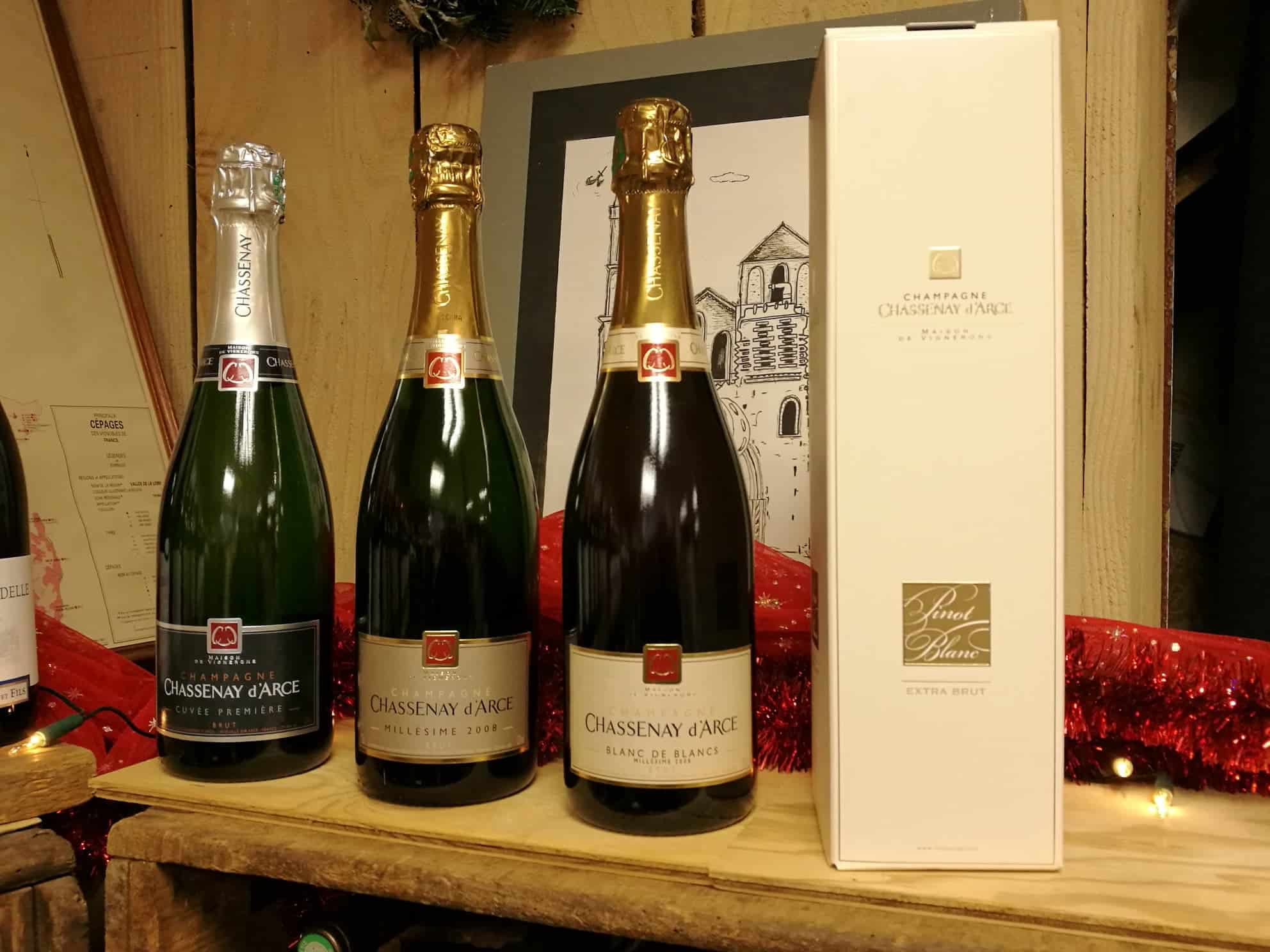 Nouvelle gamme de champagnes Chassenay d'Arce